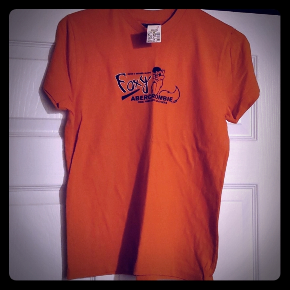 Brand New Orange Abercrombie Tshirt